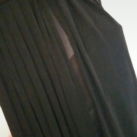 BCBGMAXAZRIA black bandeau gown - Picture 5 of 8